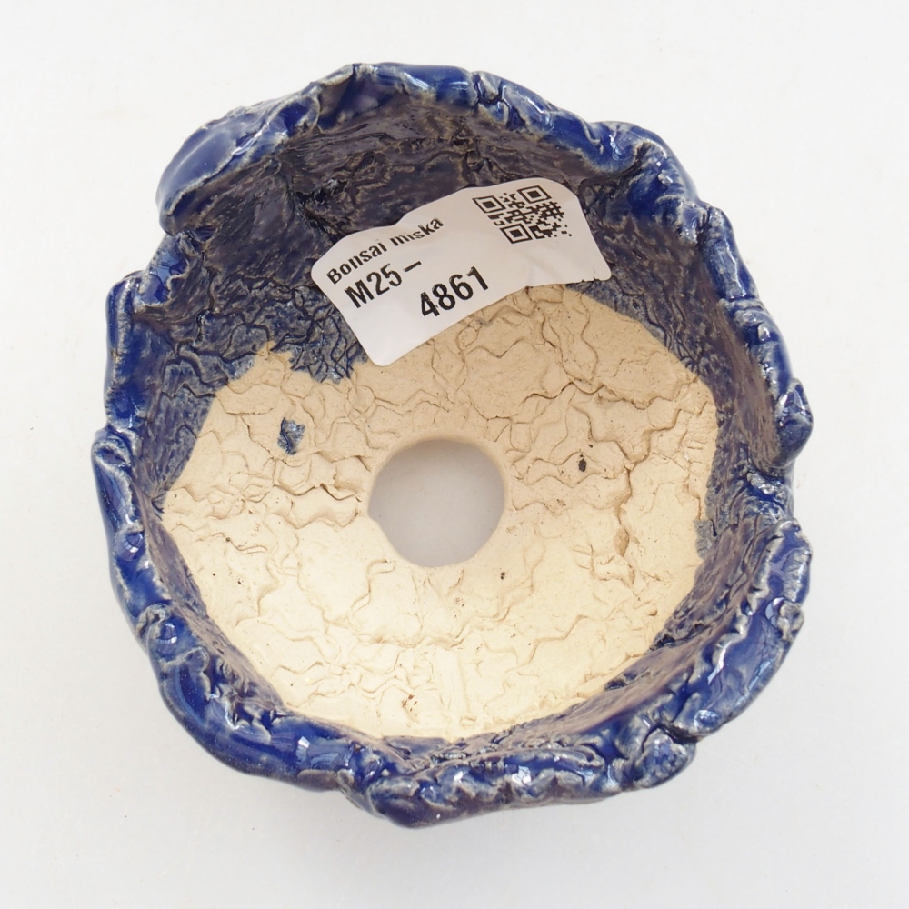 Keramikschale 7 x 7 x 7 cm, Farbe blau