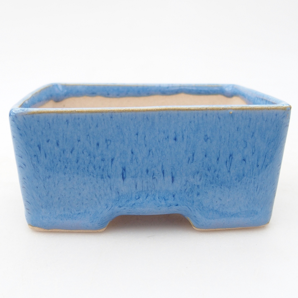 Mini-Bonsaischale 9 x 7 x 4 cm, blau