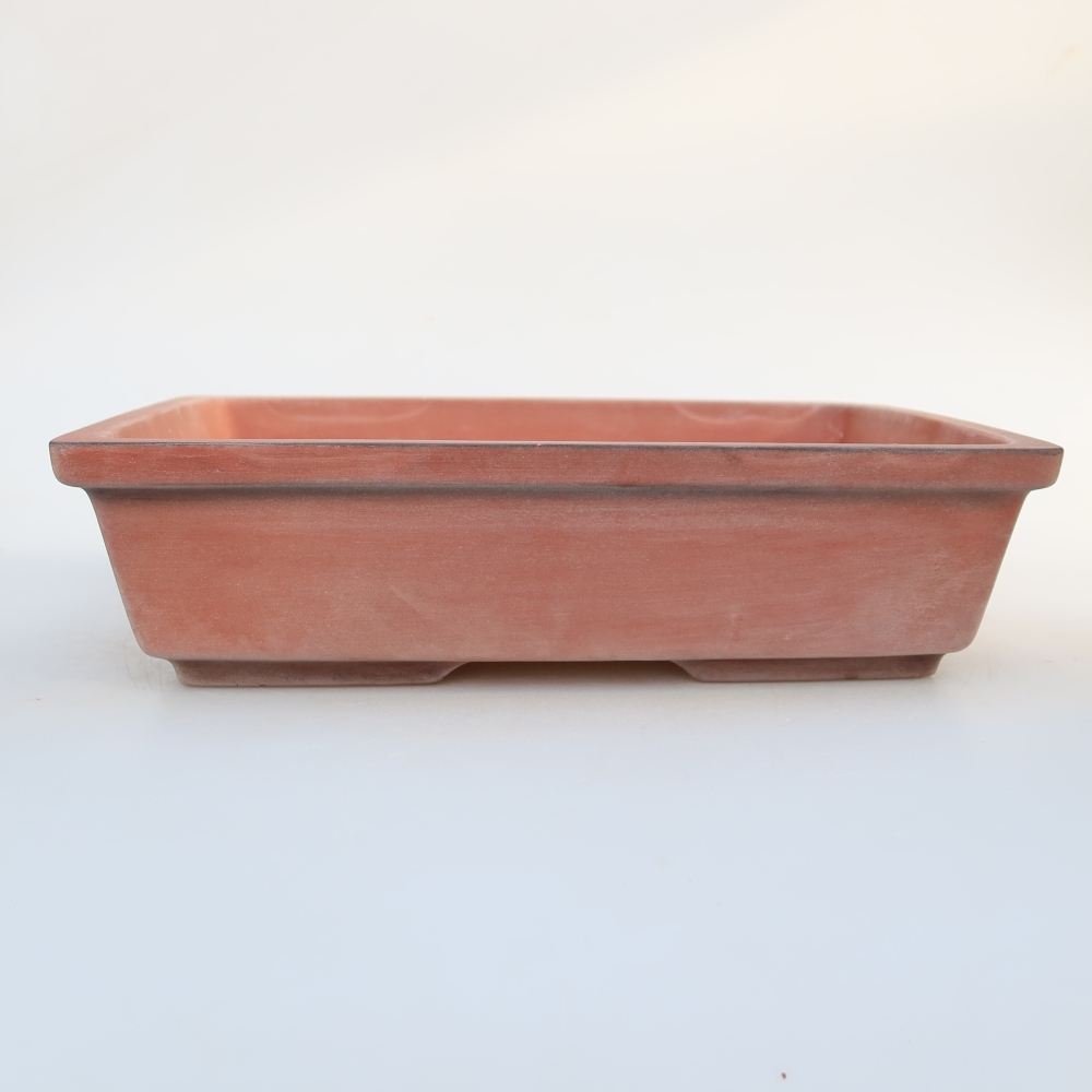Keramikschale  25,5 x 19 x 7 cm, Farbe: Ziegelrot
