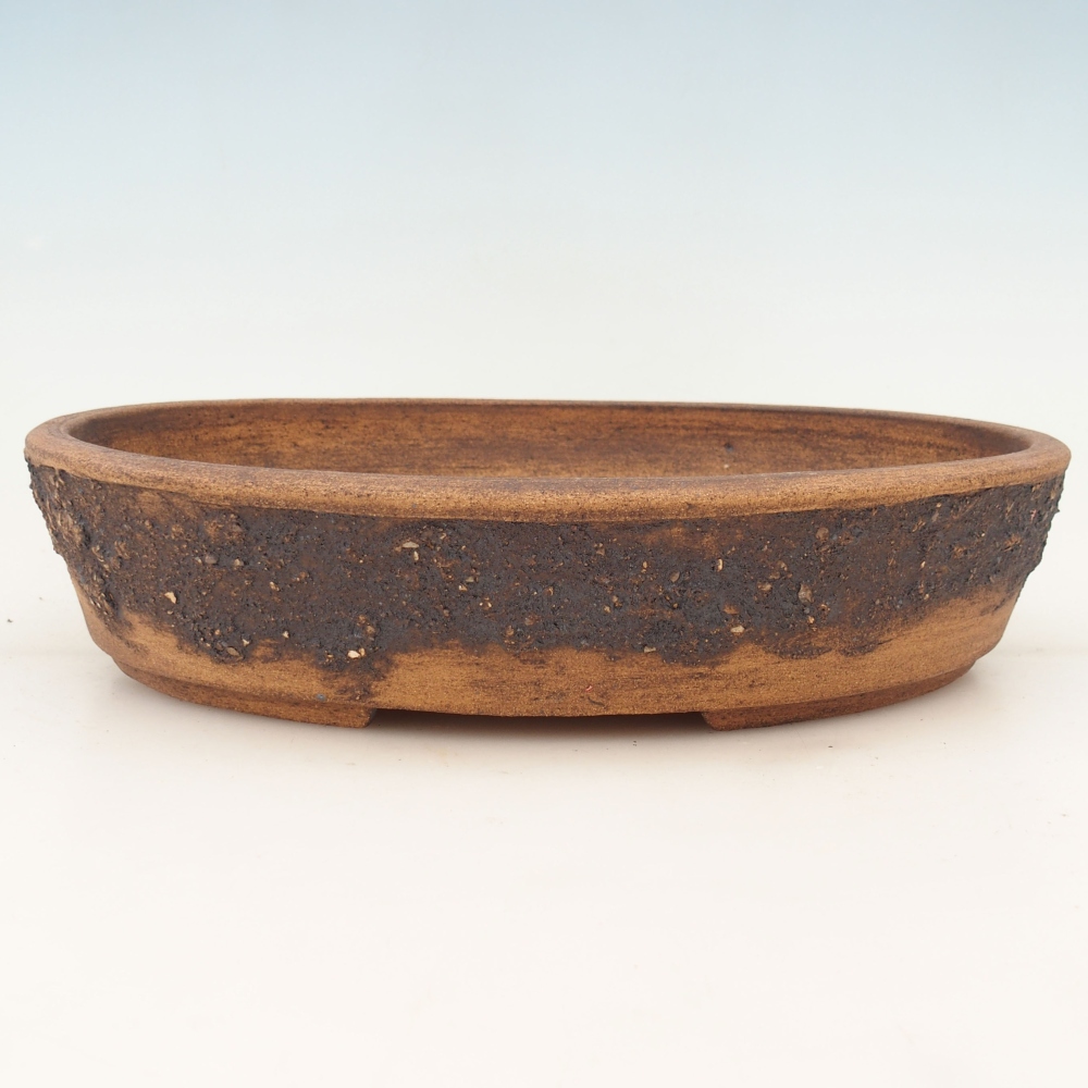 Bonsaischale 33 x 26 x 7 cm , Farbe braun