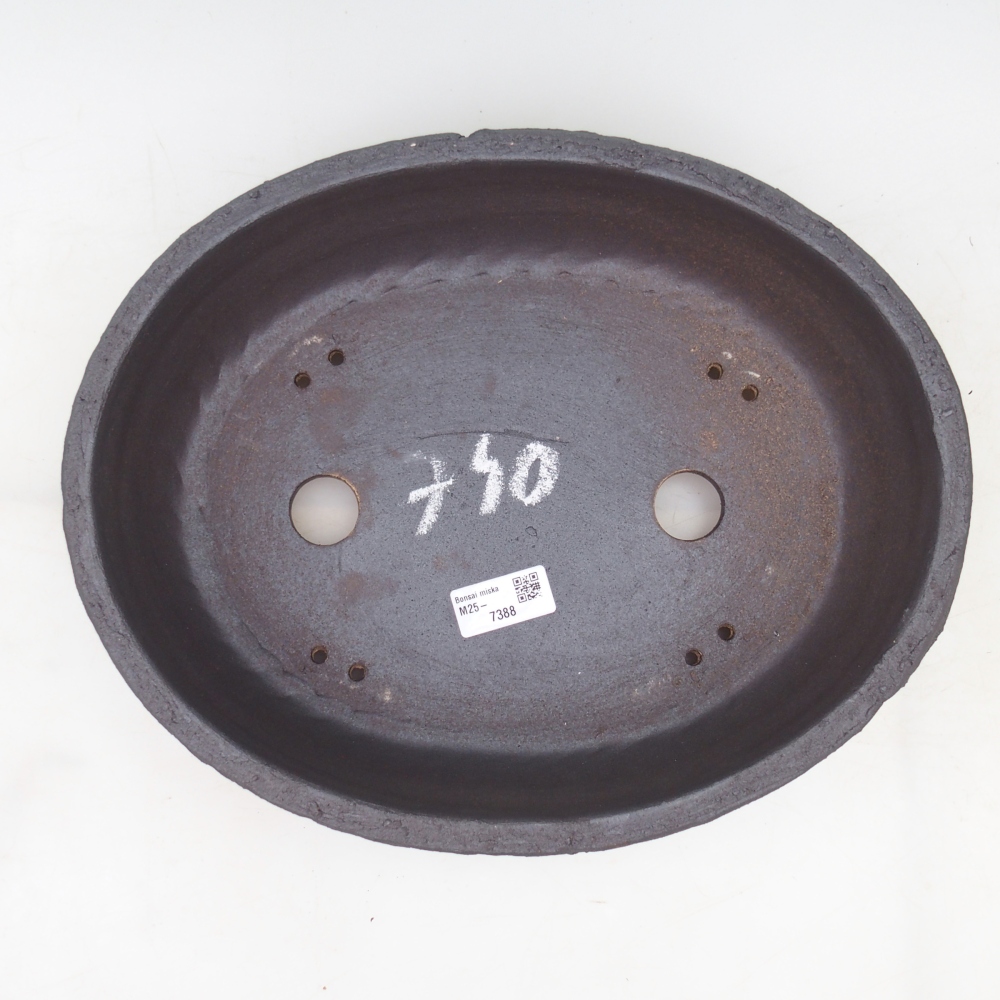 Bonsaischale 33 x 26,5 x 8,5 cm , Farbe braun