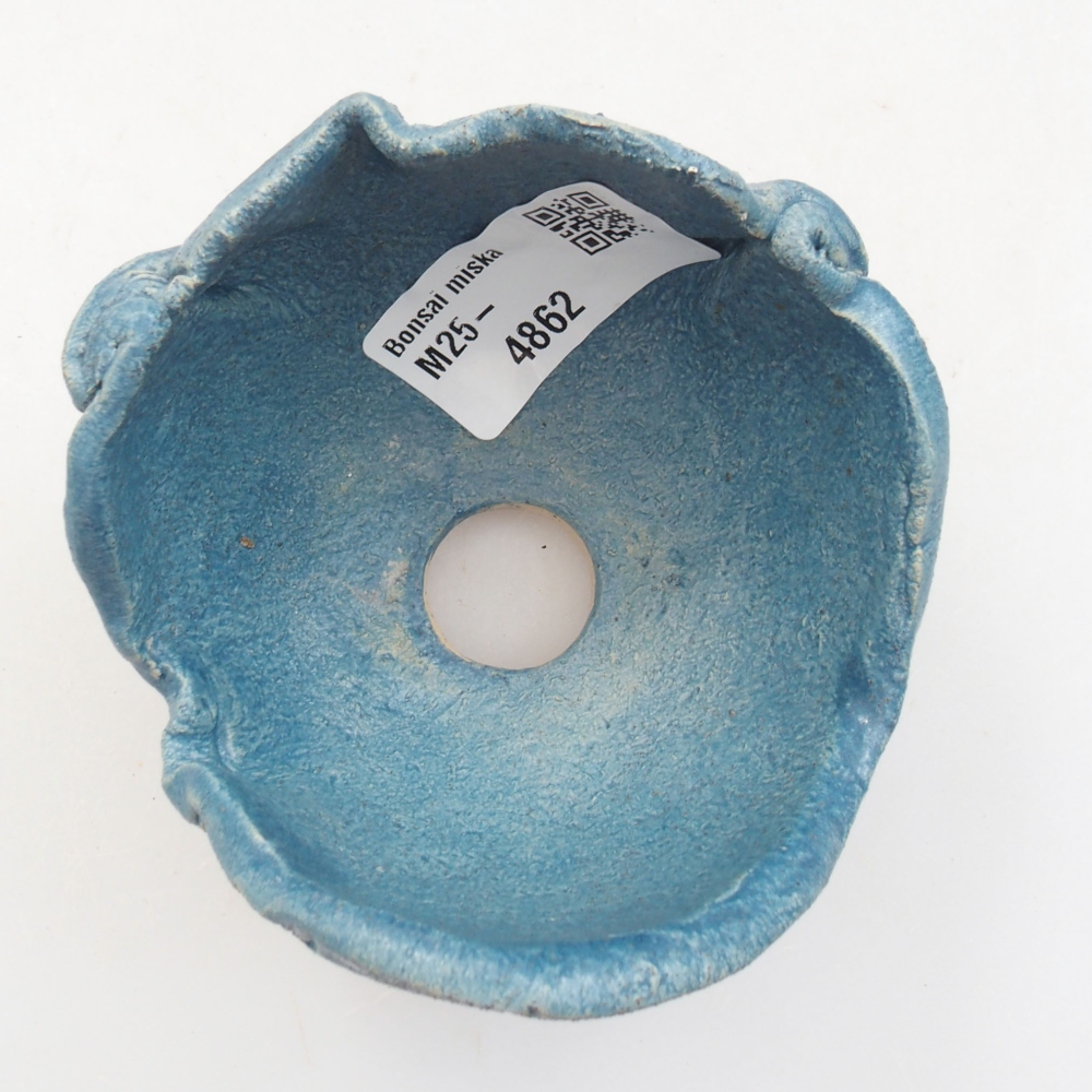 Keramikschale 7 x 7 x 6 cm, Farbe blau