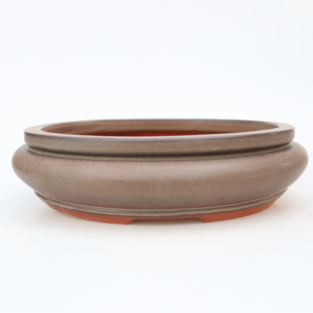 Keramikschale  23 x 23 x 7 cm, Farbe: braun