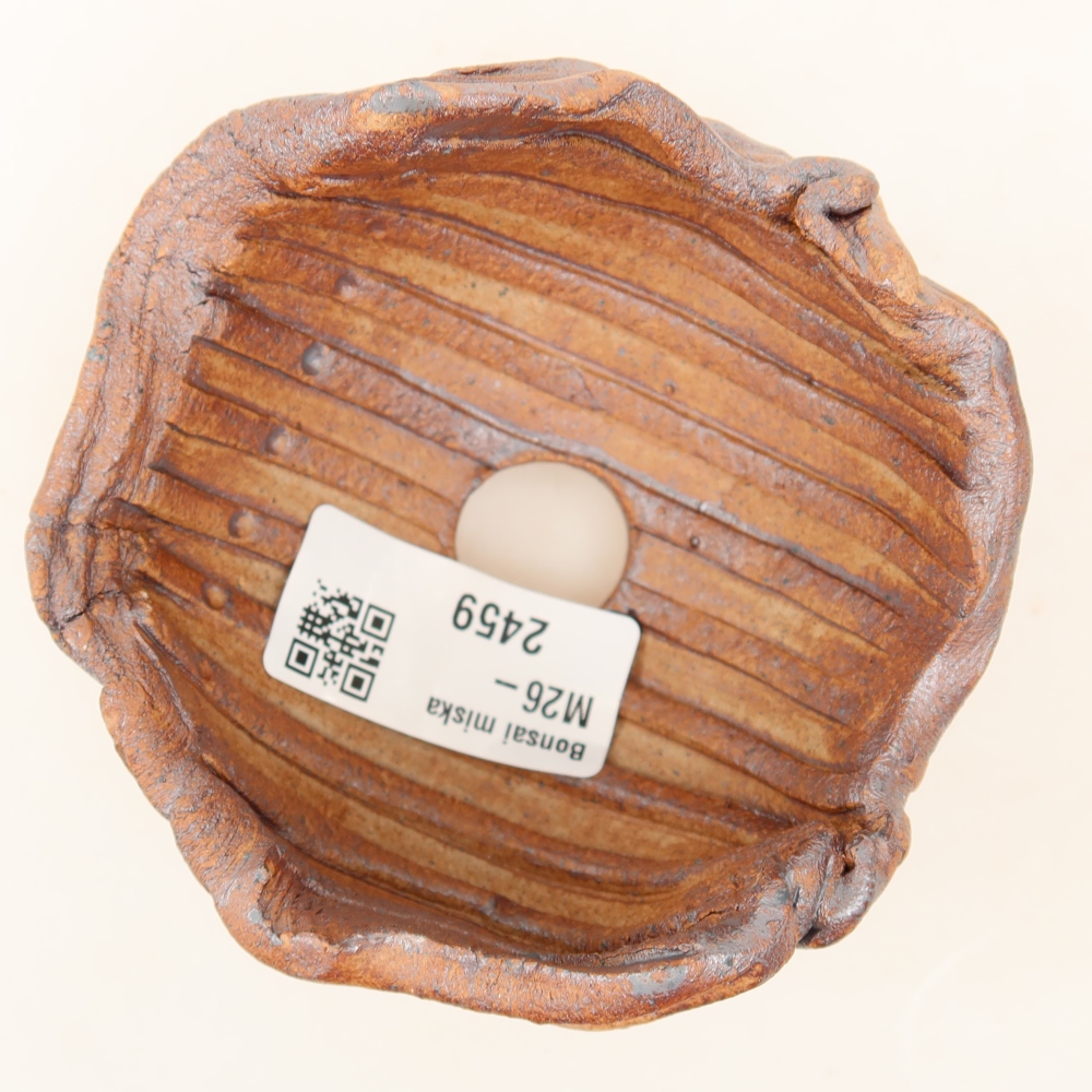 Keramikschale 9 x 8,5 x 6 cm , Farbe braun