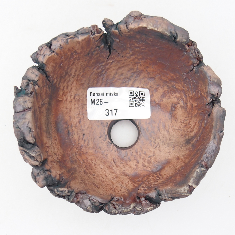 Keramikschale 11 x 10,5 x 7 cm , Farbe grün