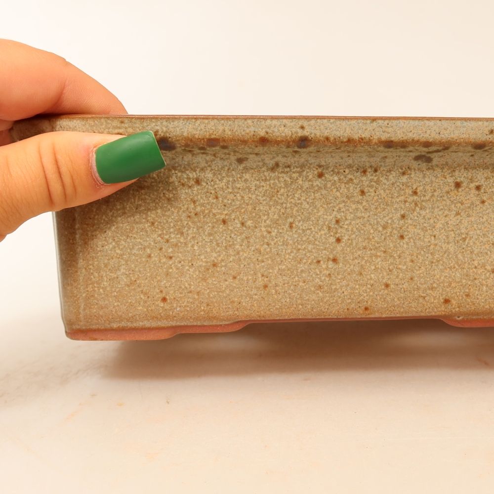 Keramikschale  20 x 15,5 x 5,5 cm, Farbe: Beige