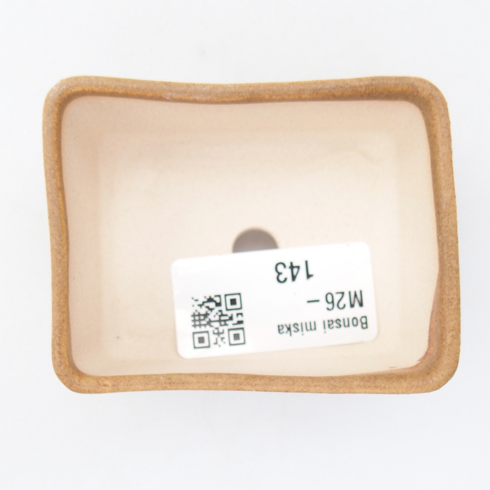 Mini-Bonsaischale 7 x 5 x 3,5 cm, braun