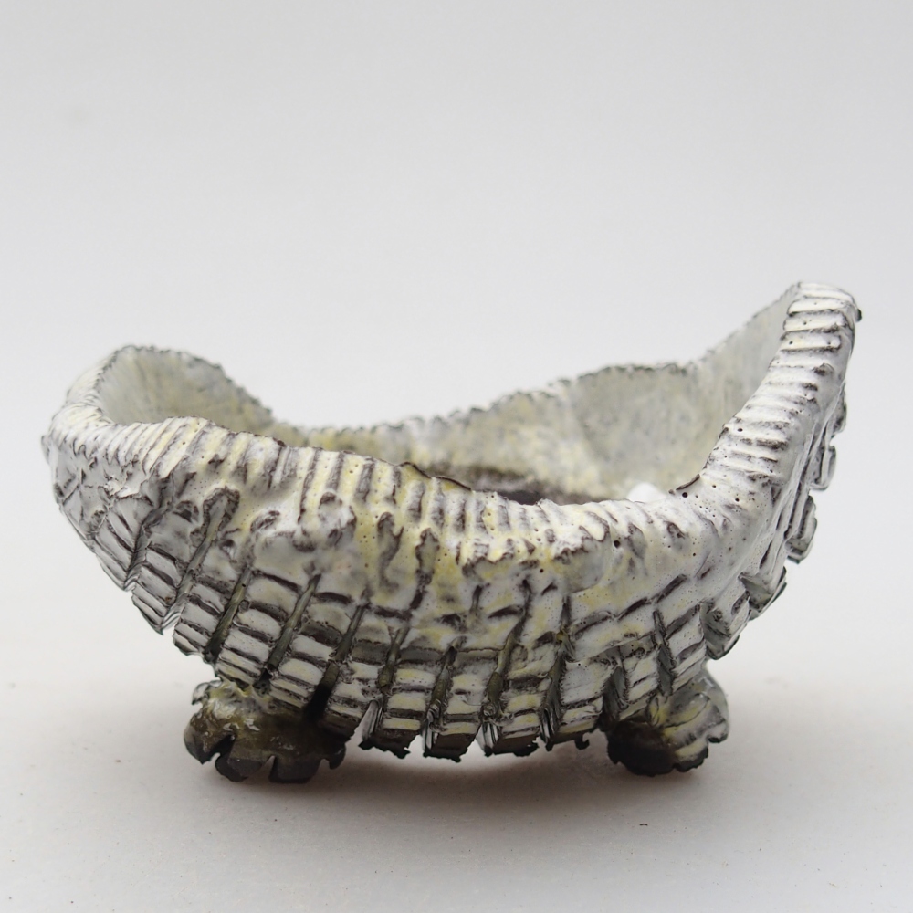 Keramikschale 8,5 x 8,5 x 5 cm , Farbe weiß