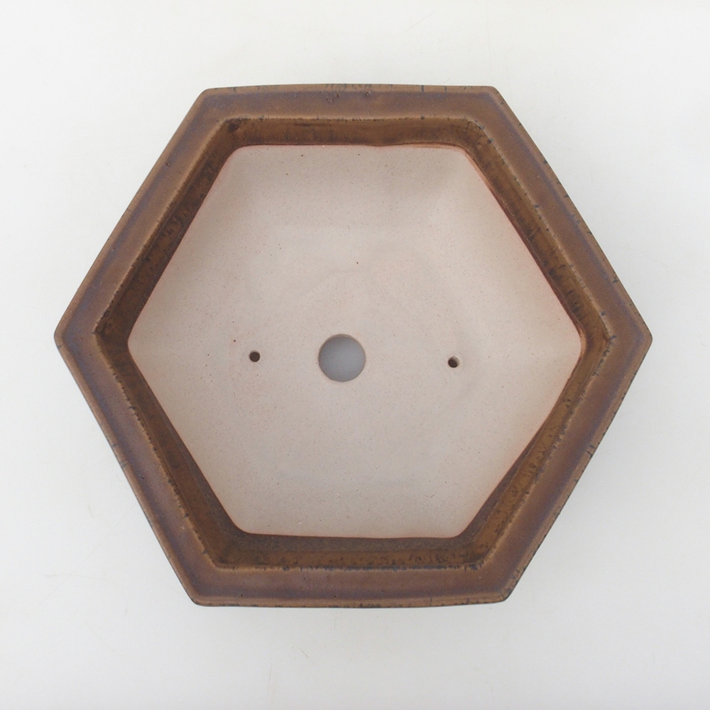 Bonsai-Schale H05 – 19 x 21,5 x 7 cm – braun