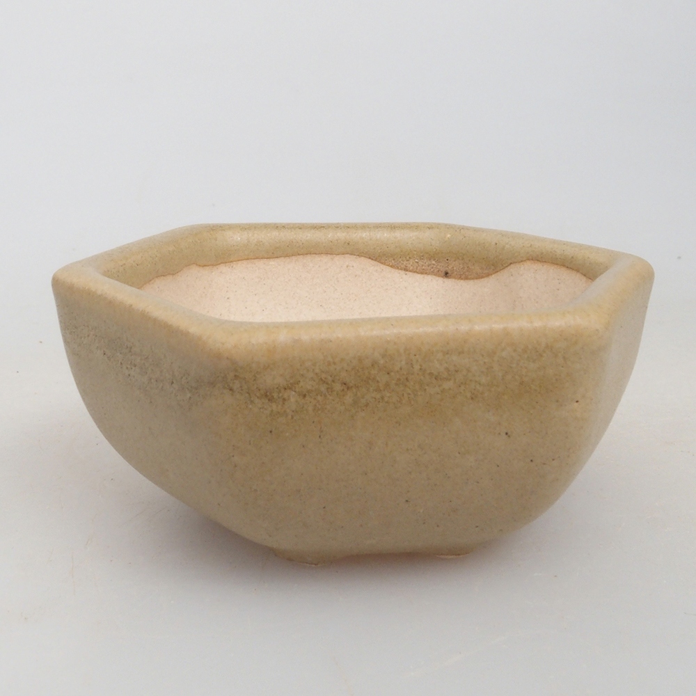 Mini-Bonsaischale 6,5 x 6 x 2,5  cm, Farbe braun