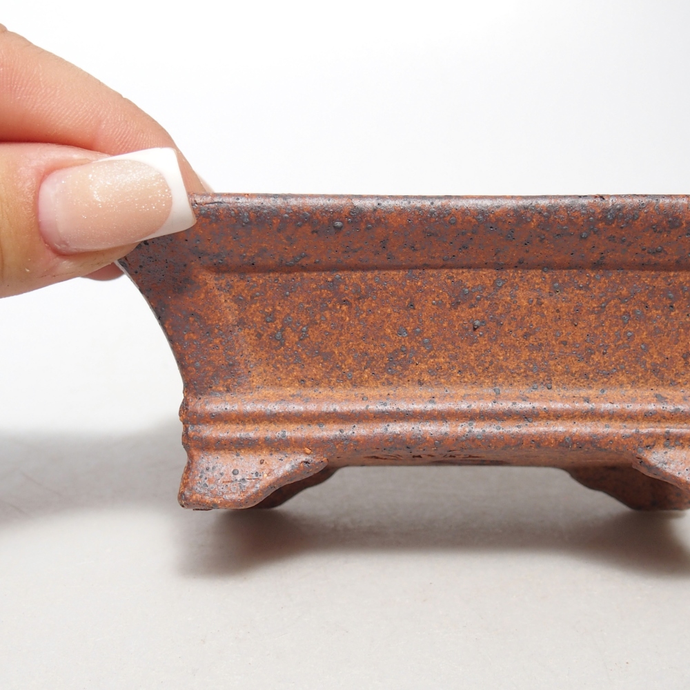 Schale 11,5 x 8 x 4,5 cm braun