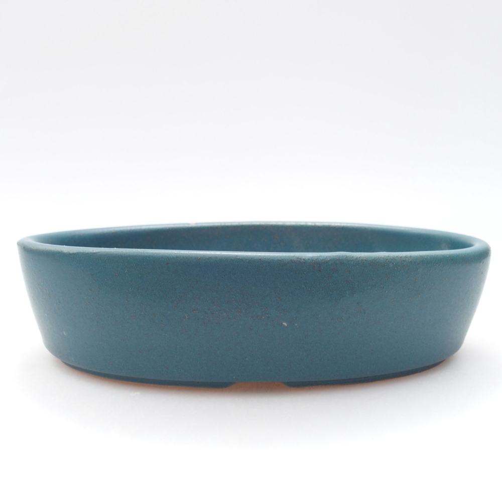 Keramik-Bonsaischale  16 x 11,5 x 4 cm, Farbe blau