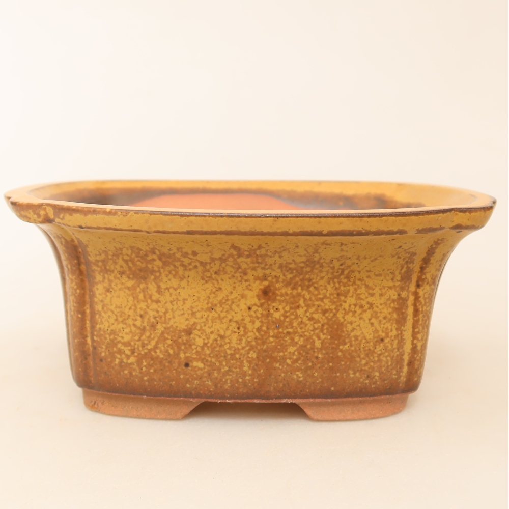 Keramikschale  13 x 10,5 x 5,5 cm, Farbe: gelb