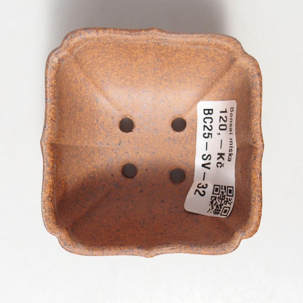 Schale 7 x 7 x 4 cm braun
