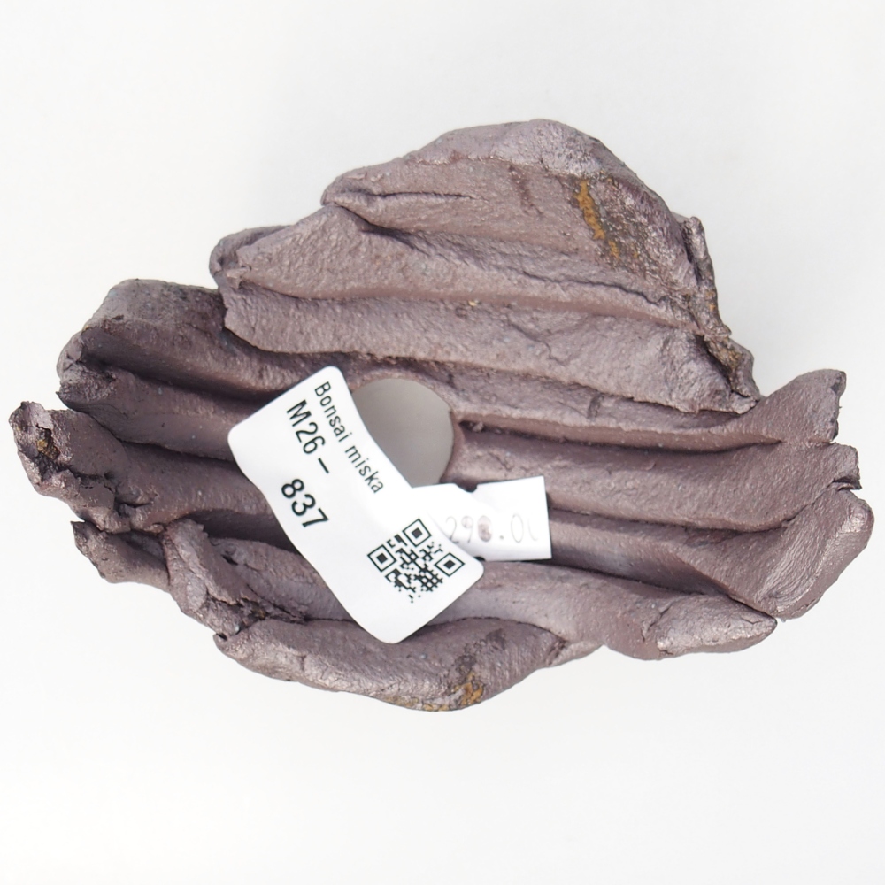 Keramikschale 10 x 7,5 x 7 cm , Metallic-Farbe