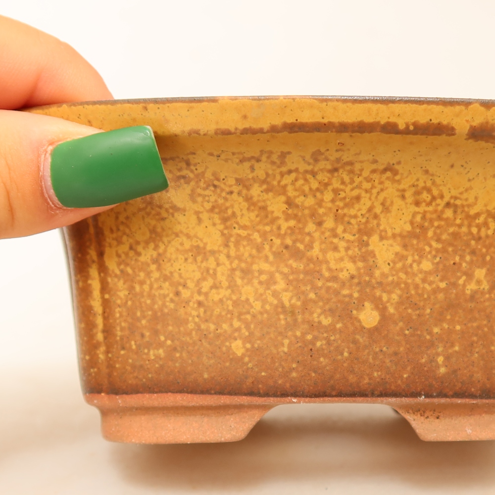 Keramikschale  13 x 10,5 x 5,5 cm, Farbe: Gelb