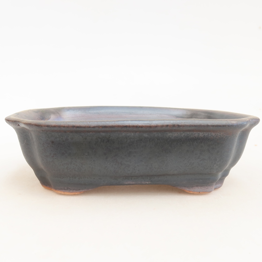Bonsaischale aus Keramik 15,5 x 12 x 4,5 cm, braun