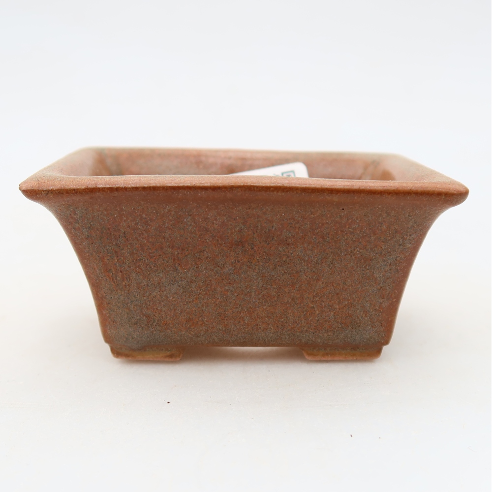 Bonsaischale aus Keramik 8,5 x 6 x 4 cm, braun