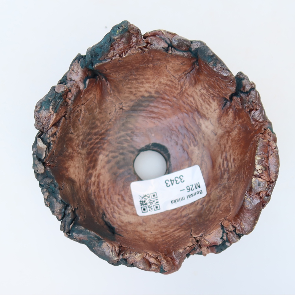 Keramikschale  11 x 11 x 7,5 cm, Farbe: grün