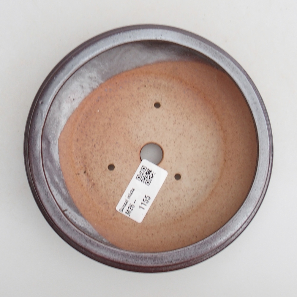 Bonsaischale aus Keramik 15 x 15 x 4,5 cm, braun