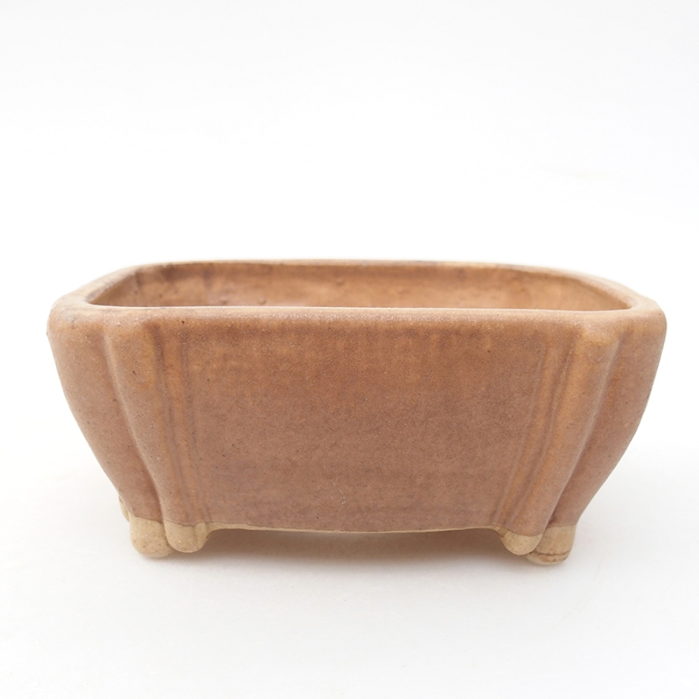 Bonsaischale aus Keramik 10,5 x 8,5 x 4 cm, Farbe rosa