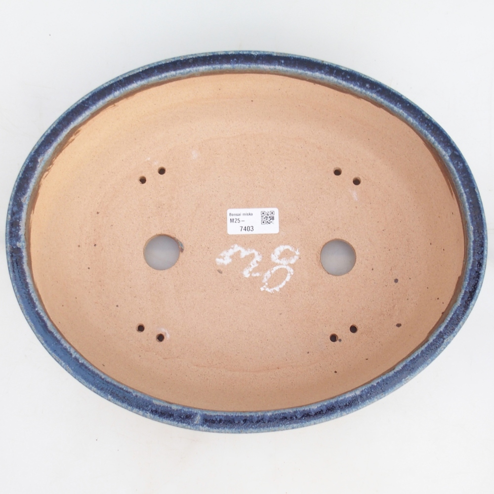 Bonsaischale 33 x 26,5 x 9,5 cm , Farbe blau