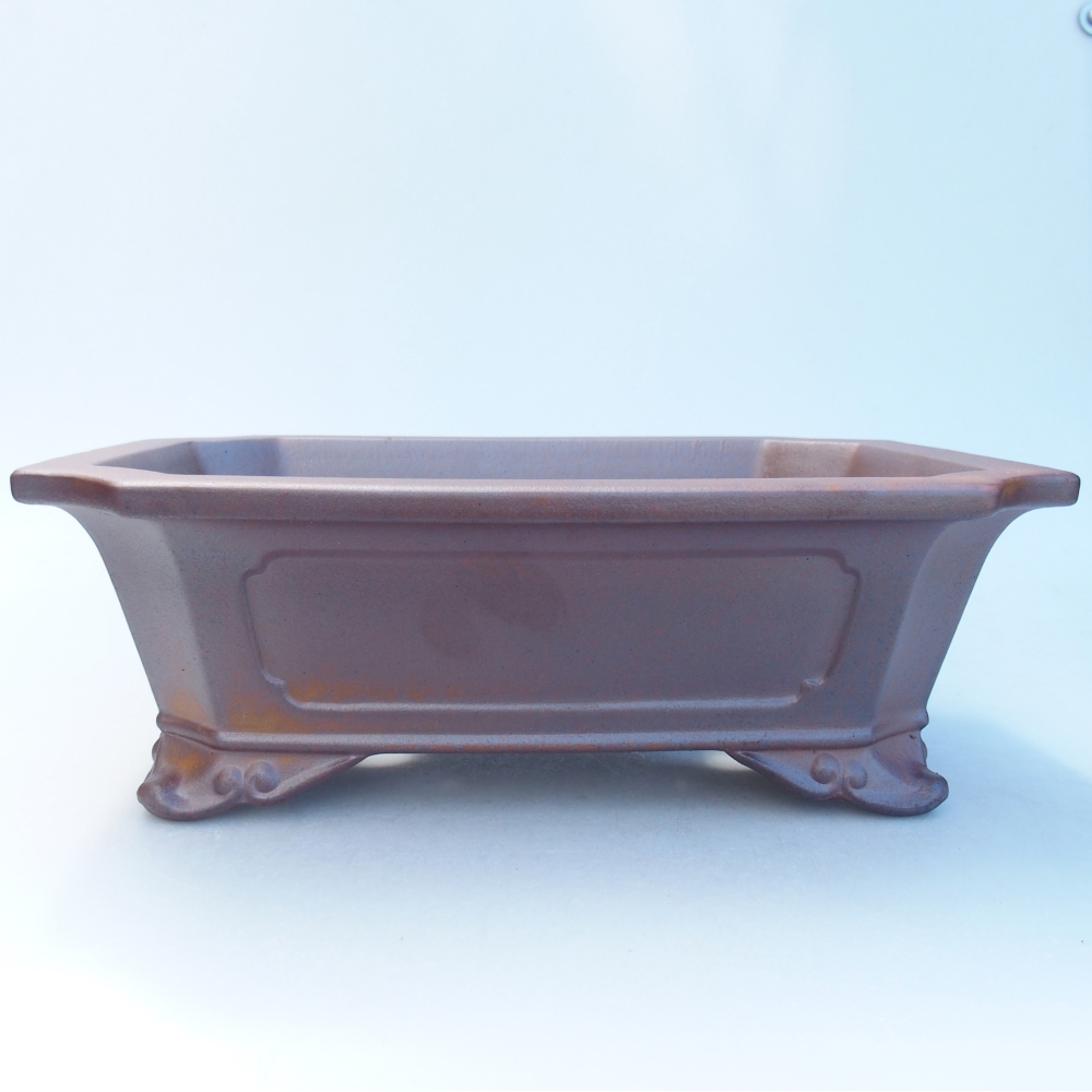 Schale 26,5 x 20 x 9 cm braun