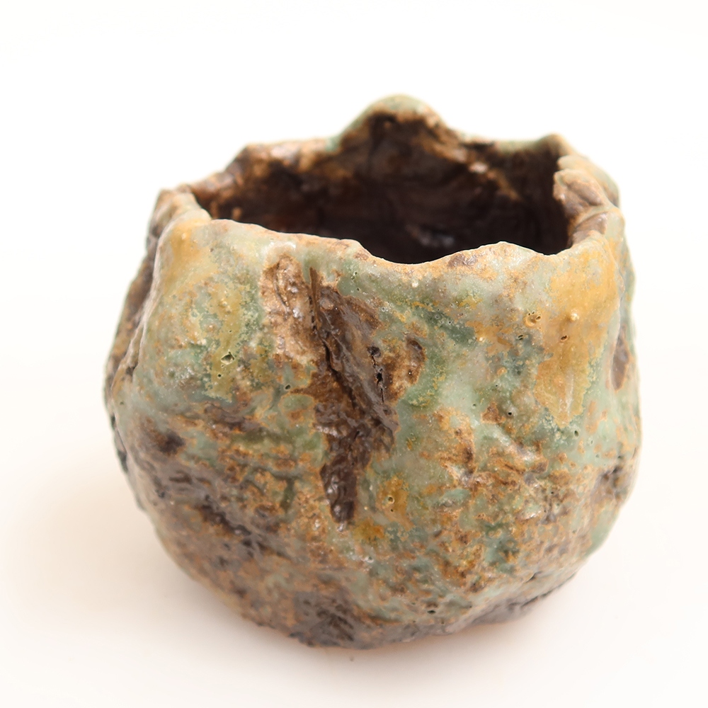 Keramikschale  5,5 x 5,5 x 5,5 cm, Farbe: grün