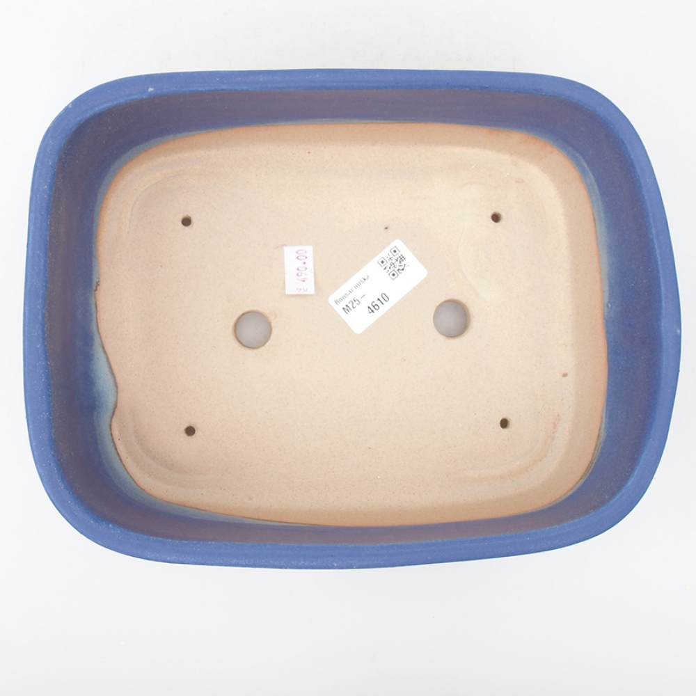 Keramik-Bonsaischale 23 x 18 x 7,5 cm, Farbe Blau