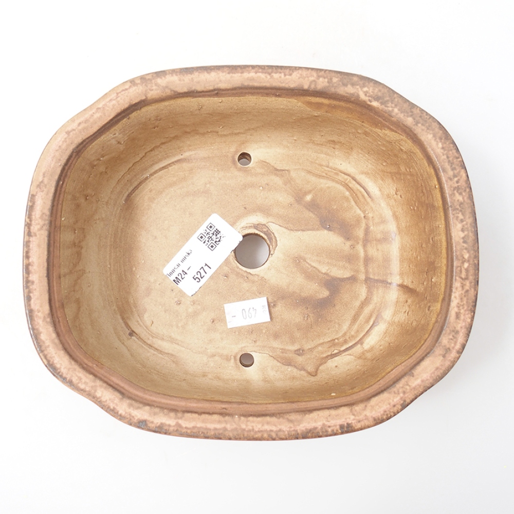 Bonsaischale aus Keramik 20 x 16 x 7  cm, Farbe rosa