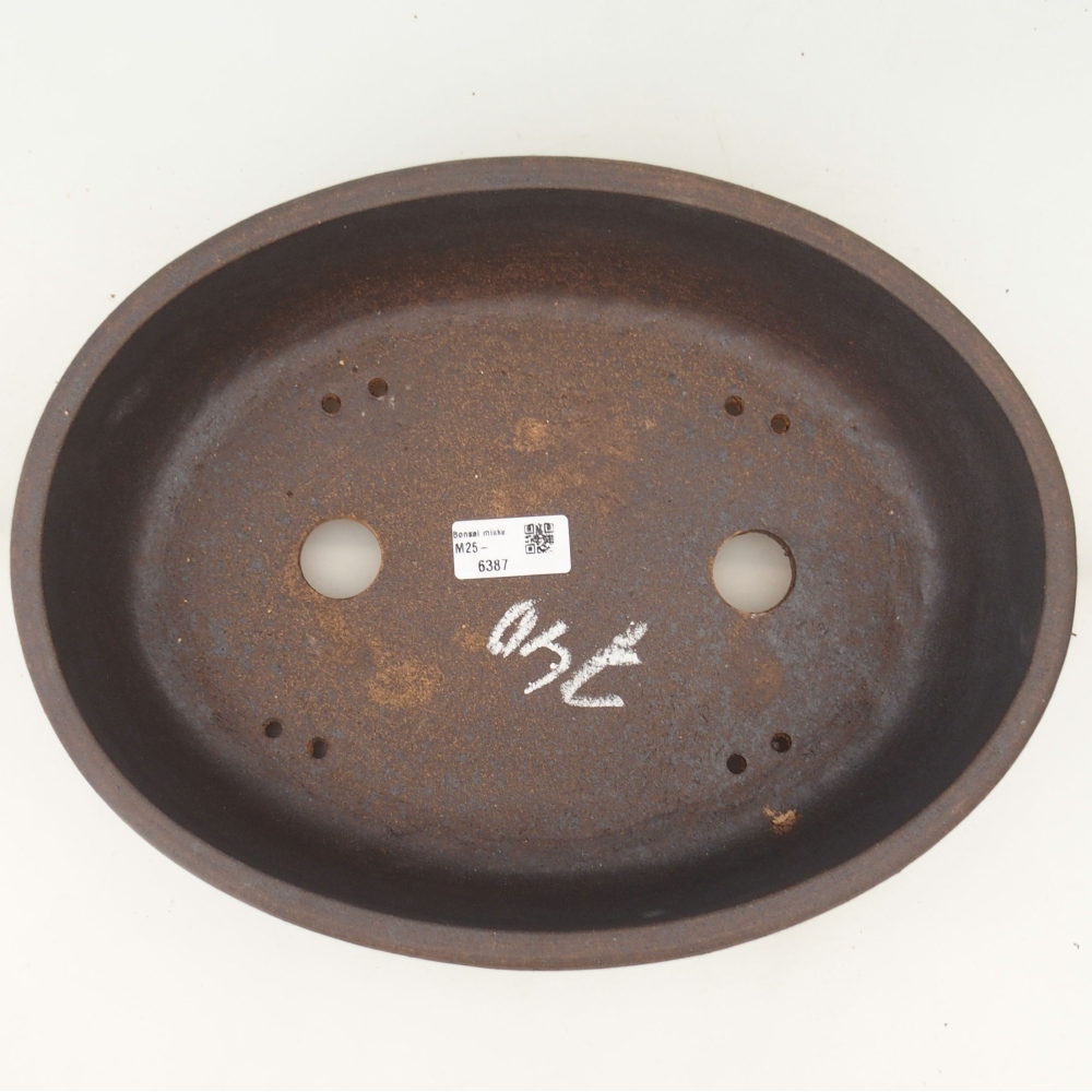 Bonsaischale 32,5 x 25 x 9 cm , Metallfarbe