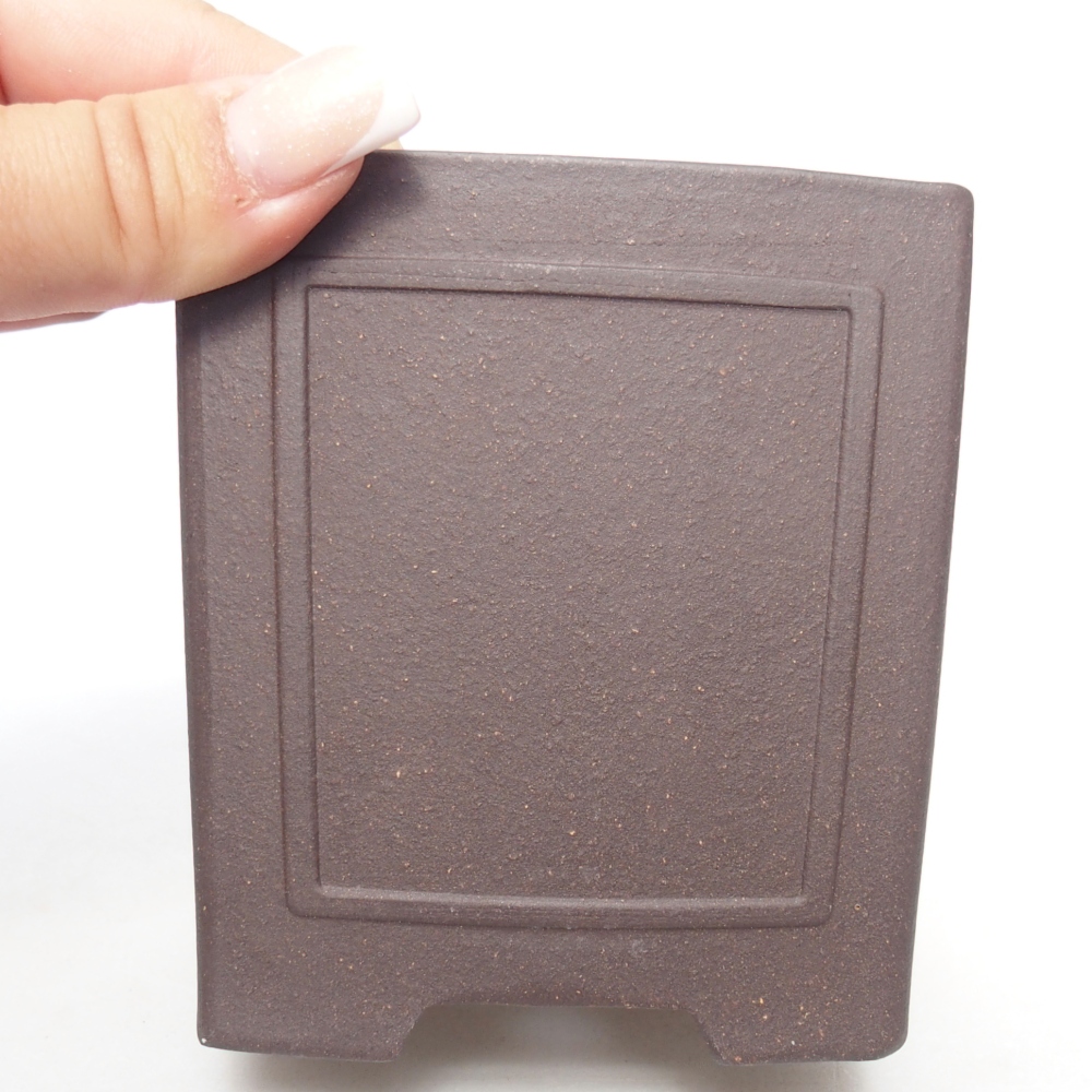 Schale 9 x 9 x 10 cm braun