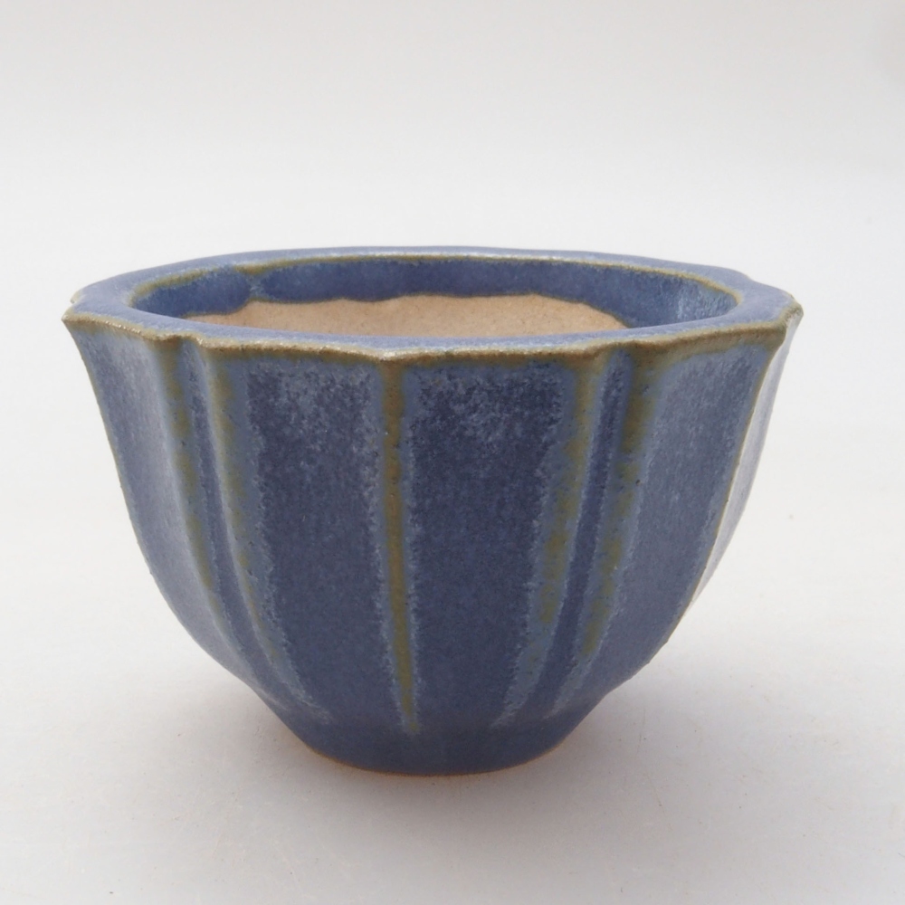Mini-Bonsaischale 5 x 5 x 3 cm, Farbe blau