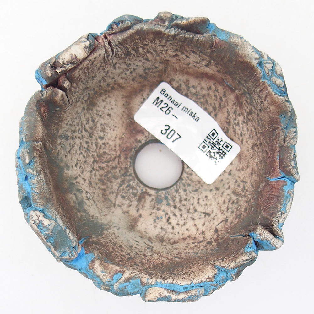 Keramikschale 9 x 9 x 5,5 cm , Farbe blau