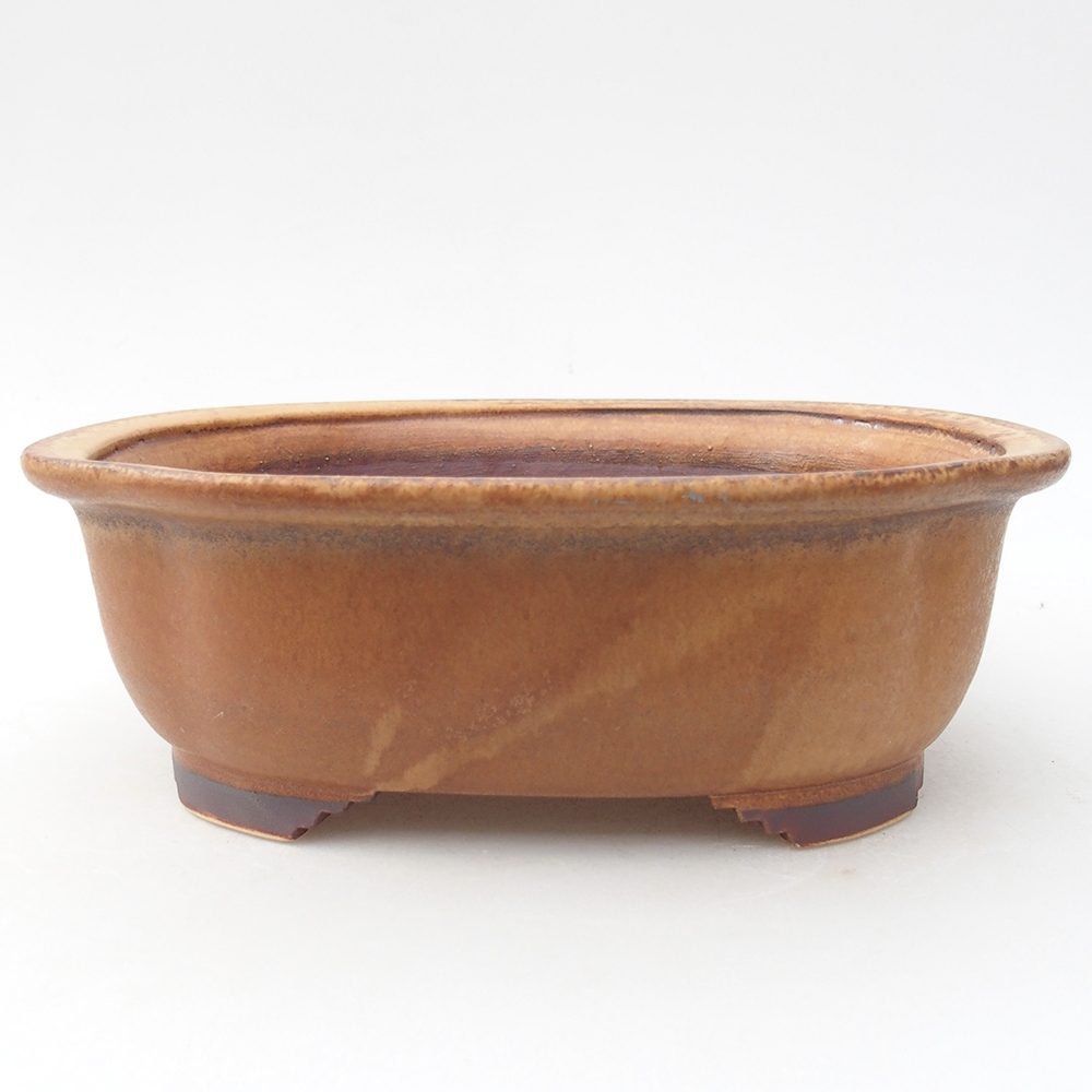 Keramik-Bonsaischale 20 x 16,5 x 6,5  cm, Farbe rosa