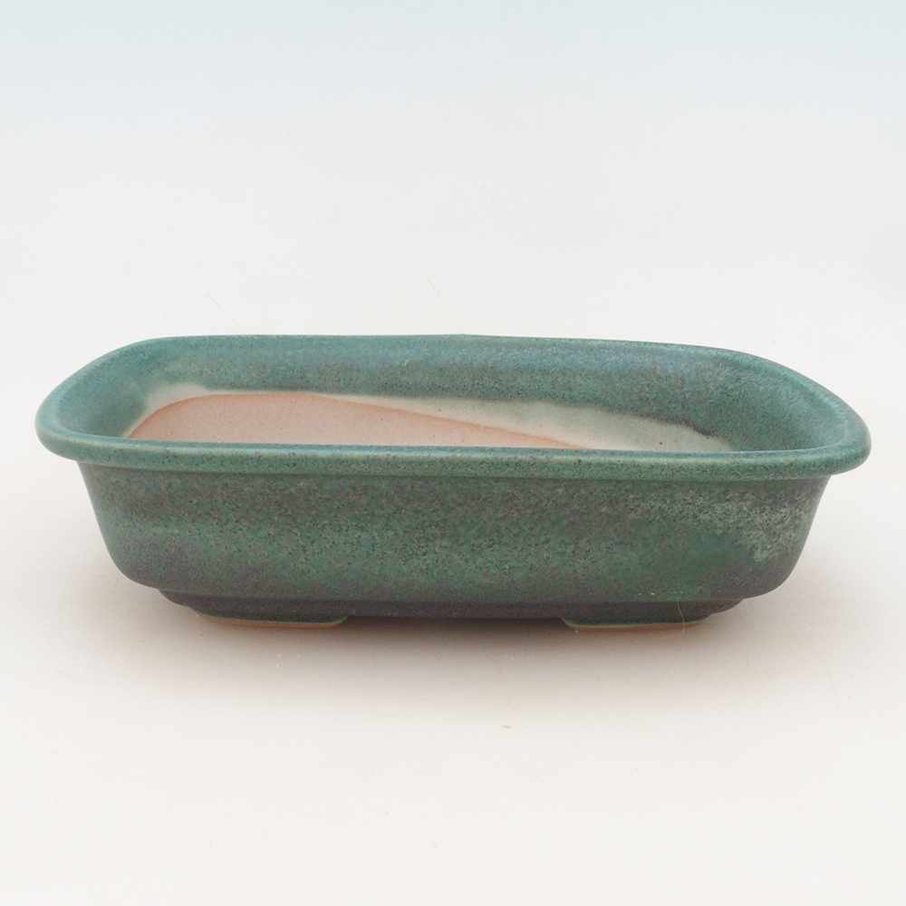 Bonsai-Schale + Untertasse H02 – Grün