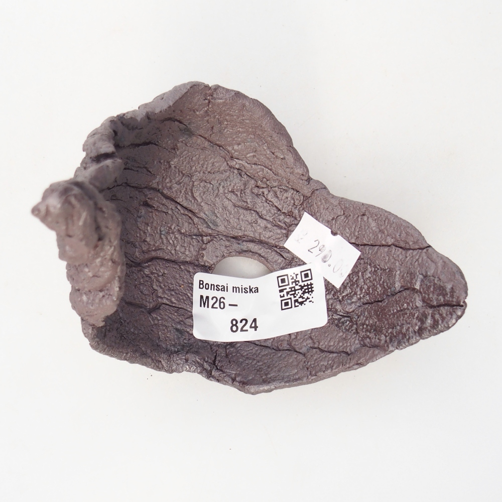 Keramikschale 9,5 x 8 x 11,5 cm , Metallic-Farbe