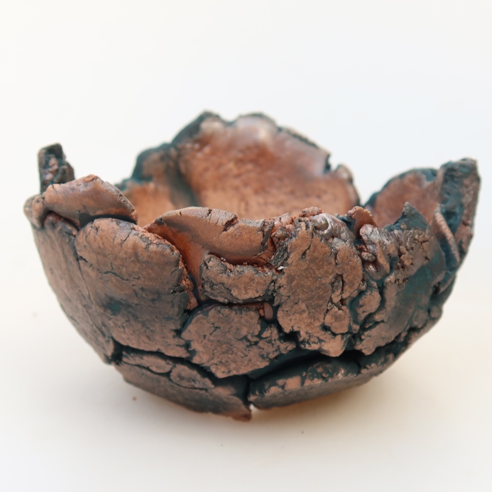 Keramikschale  9 x 8 x 5,5 cm, Farbe: grün