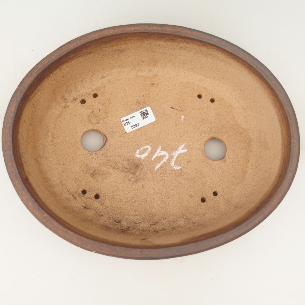 Bonsaischale 32,5 x 25,5 x 9,5 cm , Farbe braun