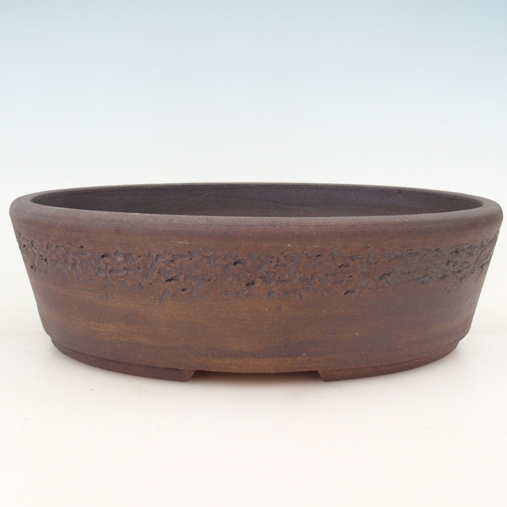 Bonsaischale 32 x 26 x 9 cm , Farbe braun
