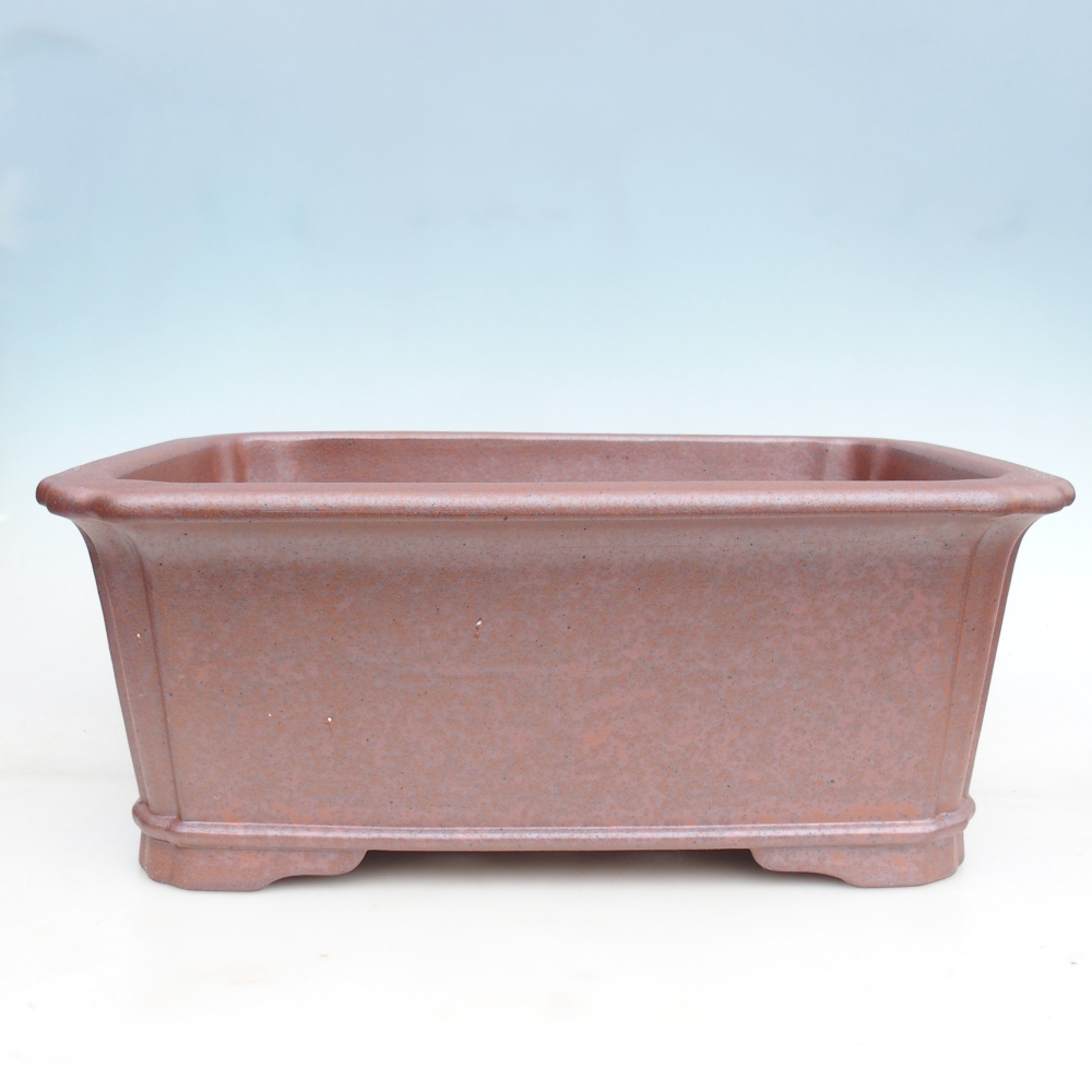 Bonsaischale aus Keramik 51,5 x 37,5 x 20 cm , Farbe Metall - NUR PERSÖNLICHE ABHOLUNG oder Palettentransport