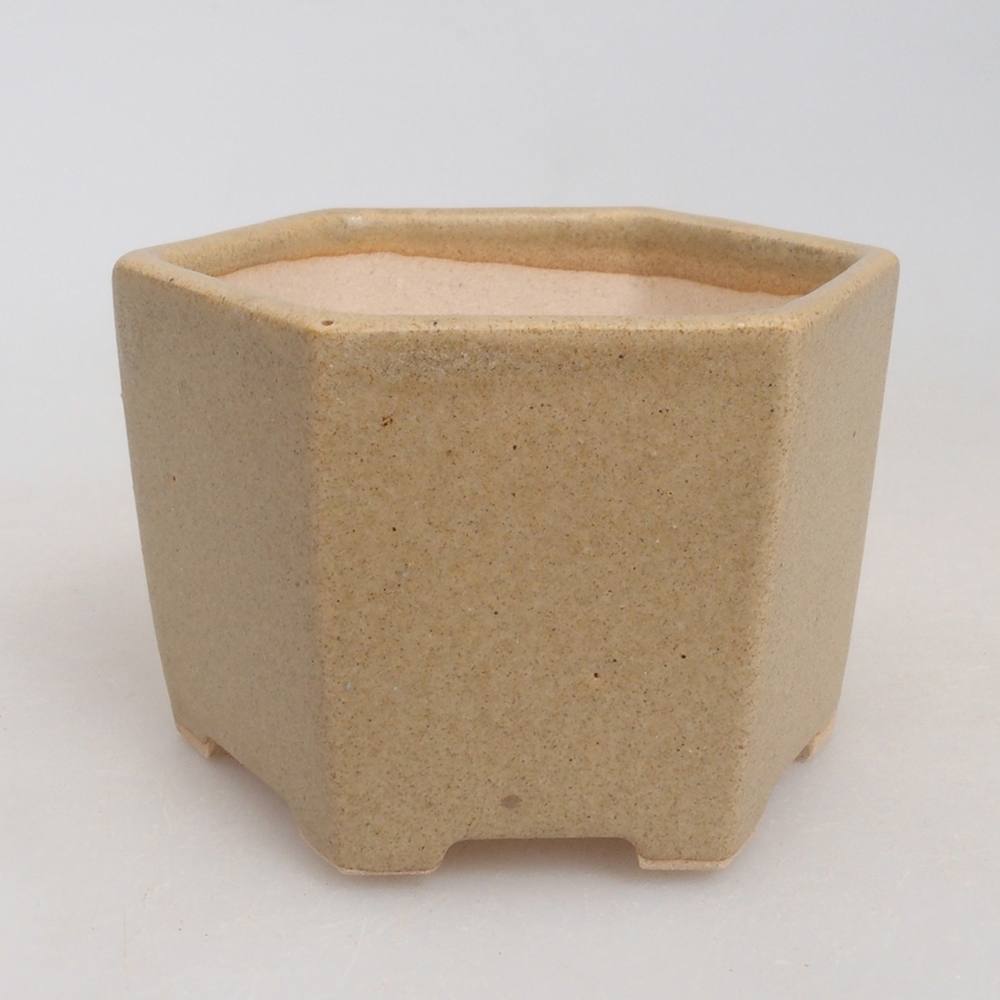Mini-Bonsaischale 7 x 5,5 x 4,5  cm, Farbe braun