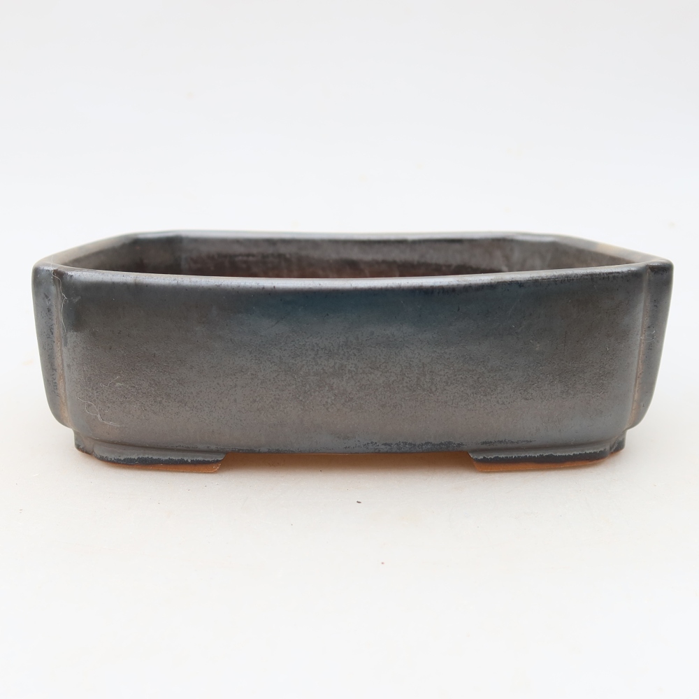 Keramik-Bonsai-Schale 15 × 12,5 × 4,5 cm, Farbe: Metallic