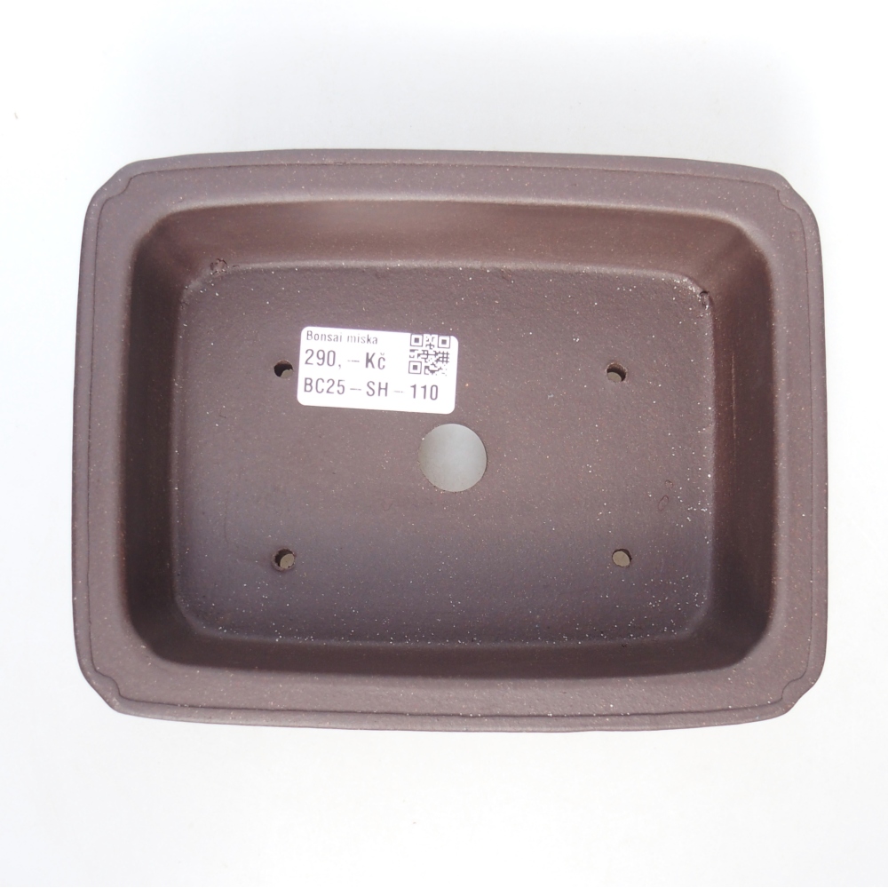 Schale 17,5 x 13,5 x 6,5 cm braun