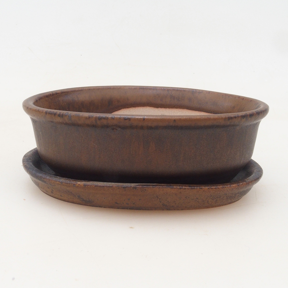 Bonsai-Schale + Untertasse H01