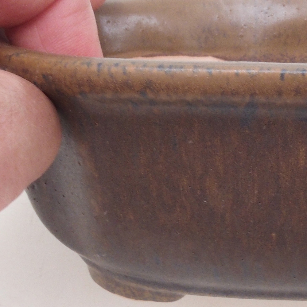 Bonsai-Schale H32 – 13 x 10 x 5,5 cm – braun