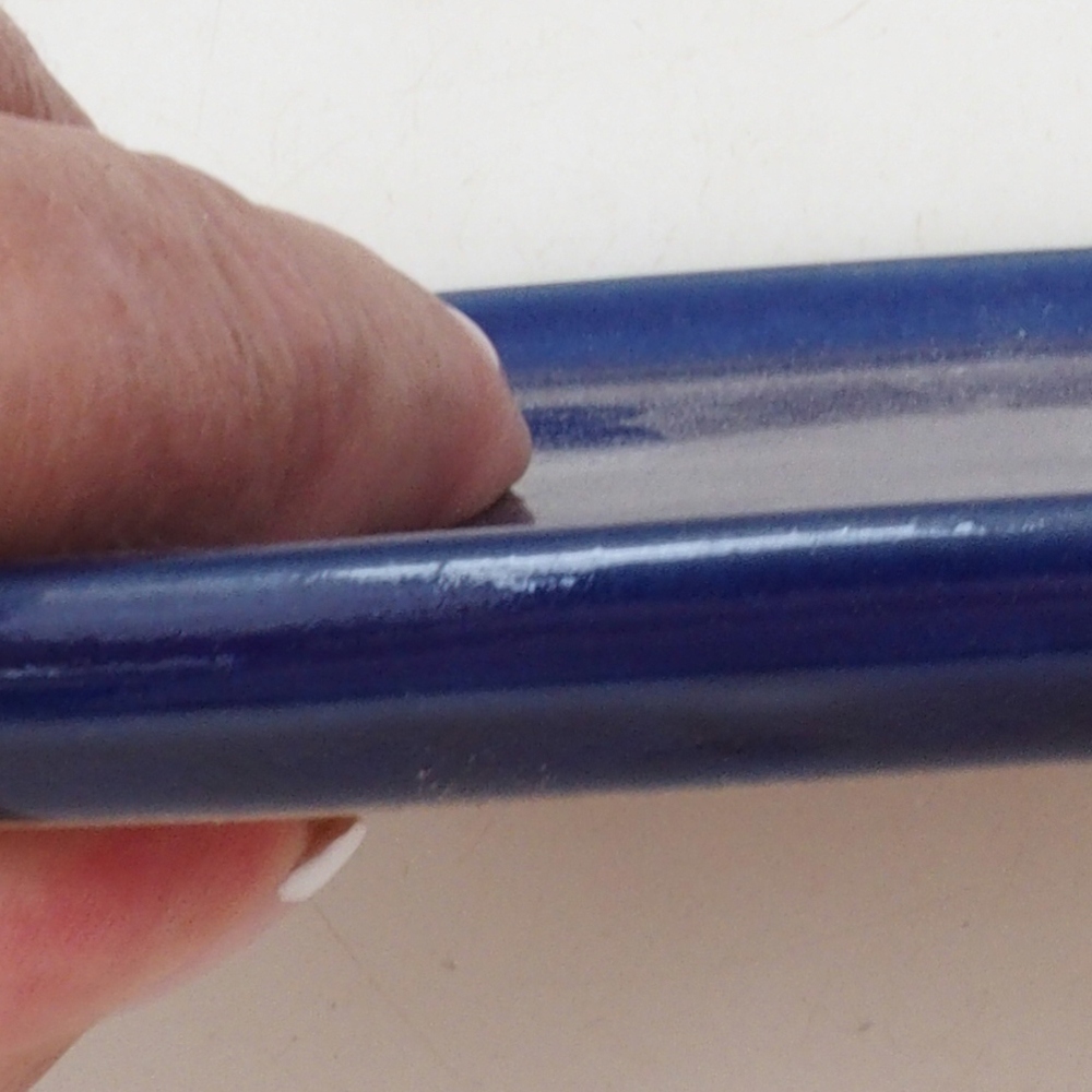 Keramikschale H31 – 15 x 13 x 1 cm – blau