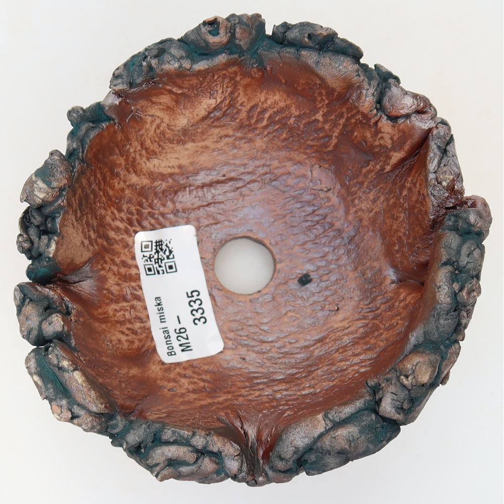 Keramikschale  11,5 x 11,5 x 8 cm, Farbe: grün
