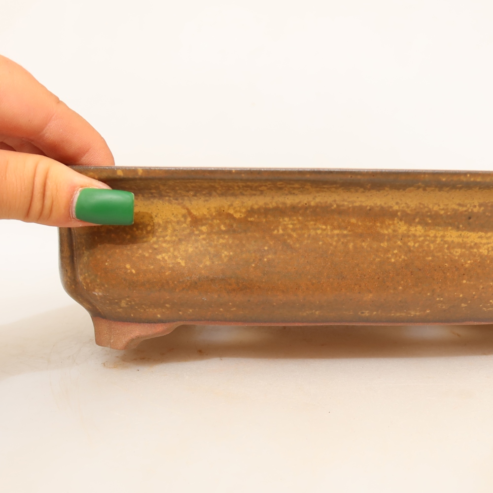 Keramikschale  24 x 17 x 6 cm, Farbe: gelb