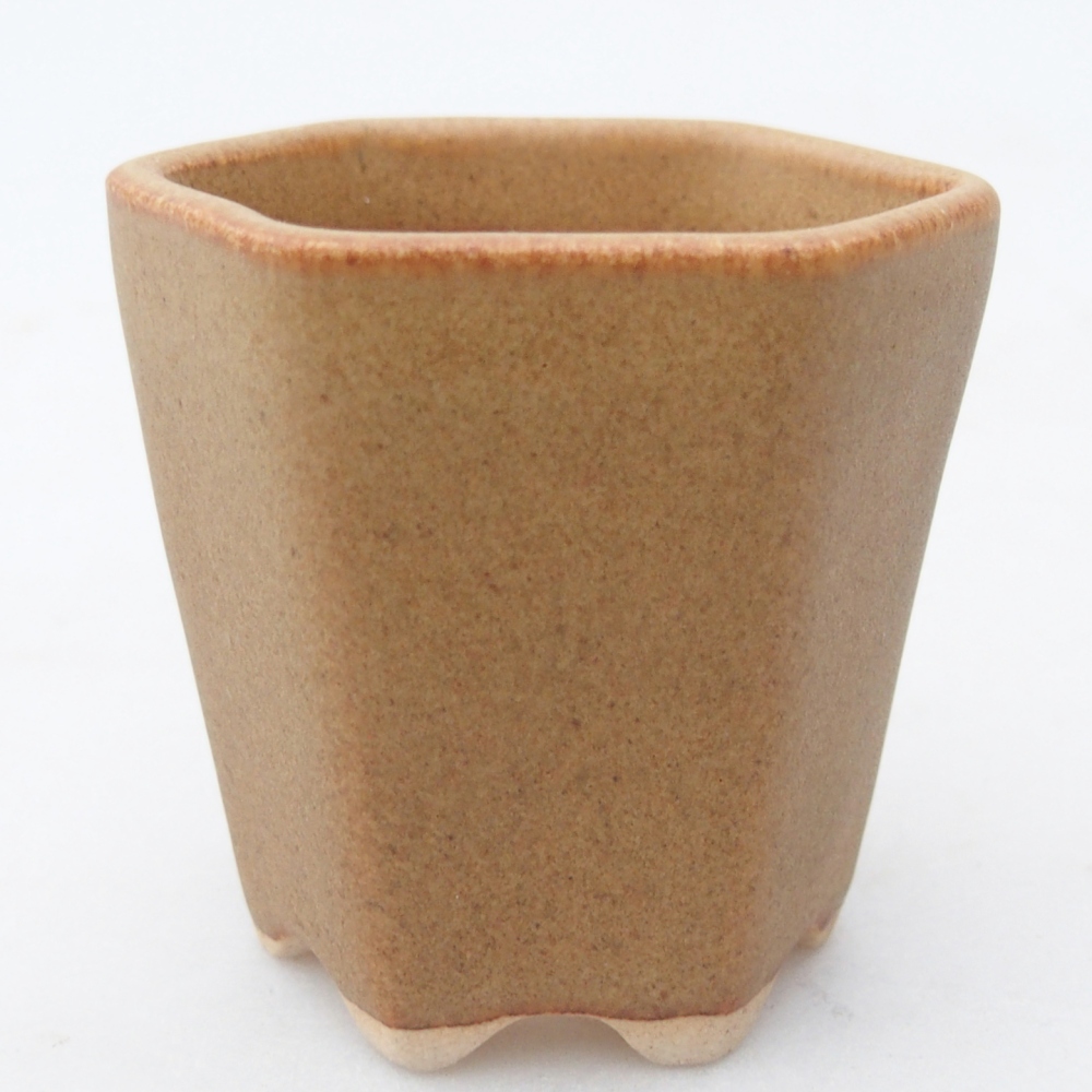 Mini-Bonsaischale 5,5 x 5 x 5 cm, braun